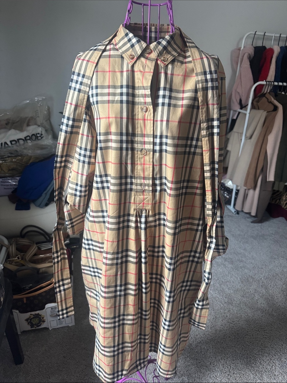 Burberry Nova Check Shirt
Dress  size 10